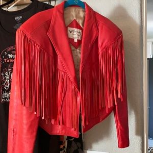 Vintage Leather Western Jacket